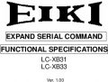 Icon of LC-XB31 RS-232 Extended Serial Commands